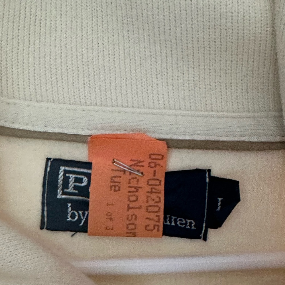 Ralph Lauren Off-White Men's Turtleneck Sweater - Picture 2 of 2